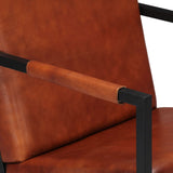 NNEVL Armchair Brown Real Leather