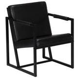 NNEVL Armchair Black Real Leather