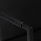 NNEVL Armchair Black Real Leather