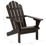 NNEVL Garden Chair Wood Brown
