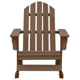NNEVL Garden Rocking Chair Wood Brown