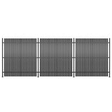 NNEVL Fence Panel 3 pcs Aluminium 540x180 cm Anthracite