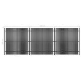 NNEVL Fence Panel 3 pcs Aluminium 540x180 cm Anthracite