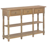 NNEVL Console Table 120x30x76 cm MDF