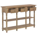 NNEVL Console Table 120x30x76 cm MDF