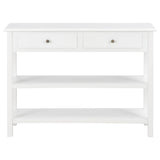 NNEVL Sideboard White 110x35x80 cm MDF