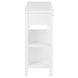 NNEVL Sideboard White 110x35x80 cm MDF