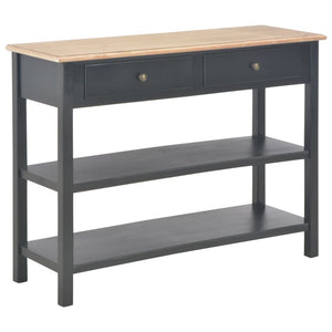 NNEVL Sideboard Black 110x35x80 cm MDF