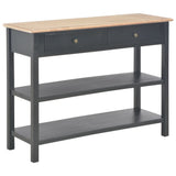 NNEVL Sideboard Black 110x35x80 cm MDF