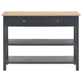 NNEVL Sideboard Black 110x35x80 cm MDF