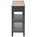 NNEVL Sideboard Black 110x35x80 cm MDF