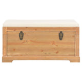 NNEVL Storage Chest with Cushion 80x40x40 cm MDF