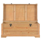 NNEVL Storage Chest with Cushion 80x40x40 cm MDF