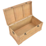 NNEVL Storage Chest with Cushion 80x40x40 cm MDF