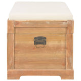 NNEVL Storage Chest with Cushion 80x40x40 cm MDF