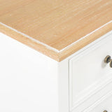 NNEVL Bedside Cabinet 2 pcs White 35x30x49 cm MDF
