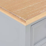 NNEVL Bedside Cabinets 2 pcs Grey 35x30x49 cm MDF