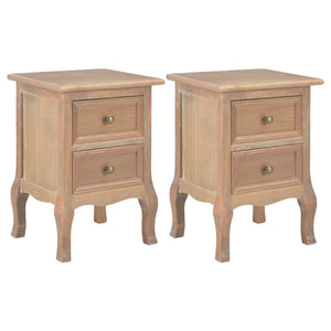 NNEVL Bedside Cabinets 2 pcs 35x30x49 cm MDF