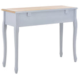 NNEVL Dressing Console Table with 3 Drawers Grey