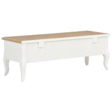 NNEVL TV Cabinet White 100x35x35 cm Wood