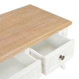 NNEVL TV Cabinet White 100x35x35 cm Wood