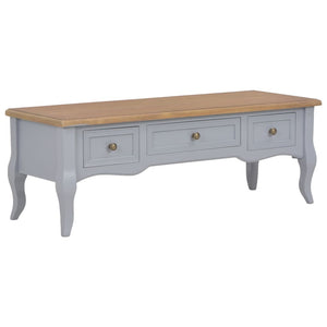 NNEVL TV Cabinet Grey 100x35x35 cm Wood
