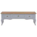 NNEVL TV Cabinet Grey 100x35x35 cm Wood
