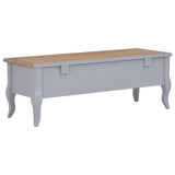 NNEVL TV Cabinet Grey 100x35x35 cm Wood