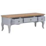 NNEVL TV Cabinet Grey 100x35x35 cm Wood