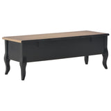 NNEVL TV Cabinet Black 100x35x35 cm Wood