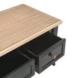 NNEVL TV Cabinet Black 100x35x35 cm Wood
