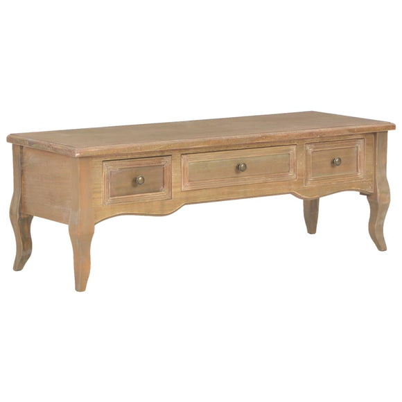 NNEVL TV Cabinet Brown 100x35x35 cm Wood