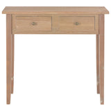 NNEVL Dressing Console Table Brown 79x30x74 cm Wood