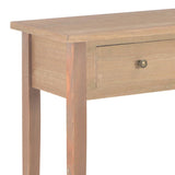 NNEVL Dressing Console Table Brown 79x30x74 cm Wood