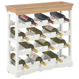 NNEVL Wine Cabinet White 70x22.5x70.5 cm MDF