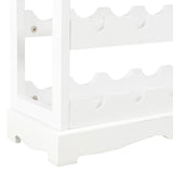NNEVL Wine Cabinet White 70x22.5x70.5 cm MDF