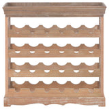 NNEVL Wine Cabinet Brown 70x22.5x70.5 cm MDF