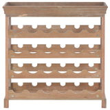 NNEVL Wine Cabinet Brown 70x22.5x70.5 cm MDF