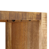 NNEVL Bookshelf 80x25x175 cm Solid Mango Wood