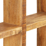 NNEVL Bookshelf 80x25x175 cm Solid Mango Wood