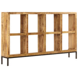 NNEVL Sideboard 160x25x95 cm Solid Mango Wood