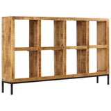 NNEVL Sideboard 160x25x95 cm Solid Mango Wood