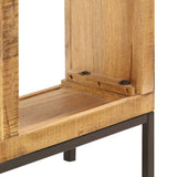 NNEVL Sideboard 160x25x95 cm Solid Mango Wood