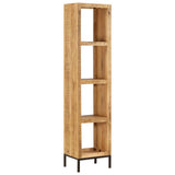 NNEVL Bookshelf 40x30x175 cm Solid Mango Wood