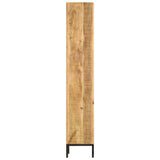 NNEVL Bookshelf 40x30x175 cm Solid Mango Wood