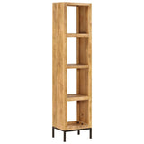 NNEVL Bookshelf 40x30x175 cm Solid Mango Wood