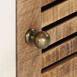 NNEVL TV Cabinet 118x30x40 cm Solid Mango Wood