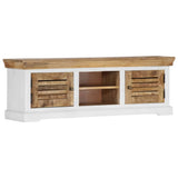 NNEVL TV Cabinet 118x30x40 cm Solid Mango Wood