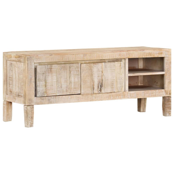 NNEVL TV Cabinet 110x35x46 cm Solid Mango Wood