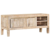 NNEVL TV Cabinet 110x35x46 cm Solid Mango Wood